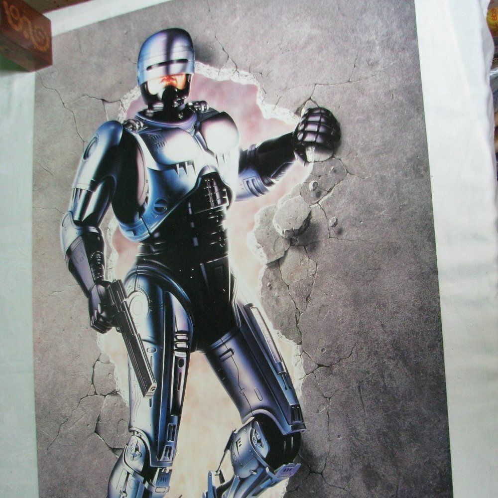 Vintage Robocop 2 Double-Sided Movie Poster